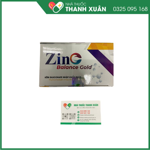 ZinC Balance Gold bổ sung kẽm, tăng cường sức đề kháng